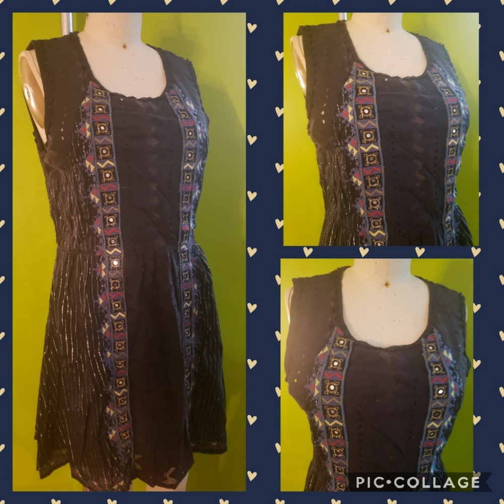 Free People Water Lily Embroidered Dress